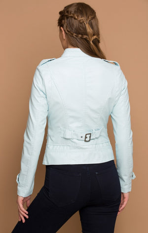 Front Concealed Zipper Jacket