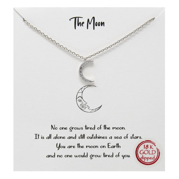 The Moon Carded Necklace