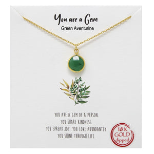 You are a Gem Carded Necklace