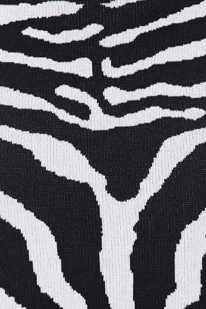 Zebra Knit Skirt