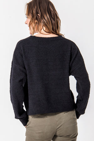 Drop Shoulder Super Soft Crewneck Sweater