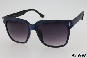 Faux Wood Wayfarer Sunglasses