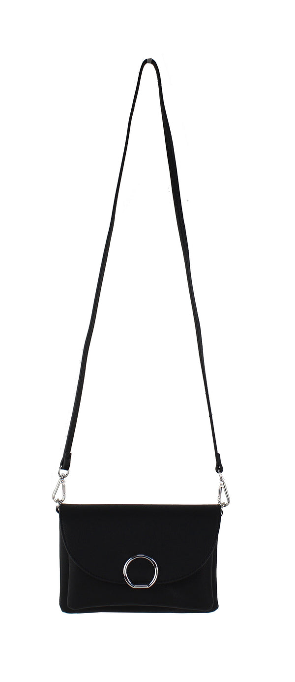 CROSSBODY BAG WITH RING CLOSURE - Tias Place