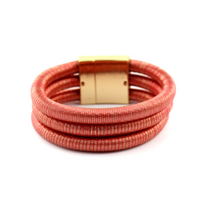 3 Layer Metalic Rope Bracelet