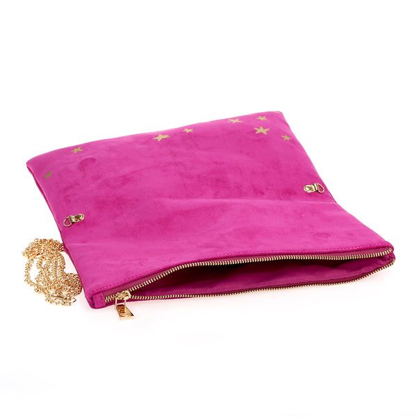 Stars Fold-over Clutch - The Revury