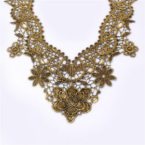 Lace Rose Collar Necklace