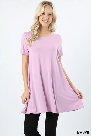 Flared Tunic with Pockets