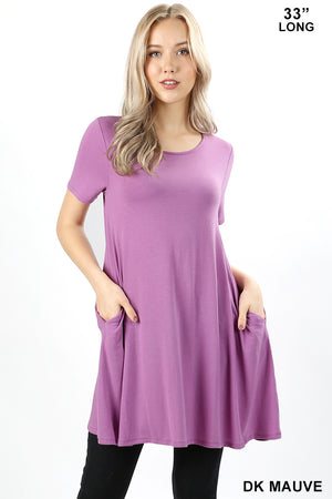Flared Tunic with Pockets