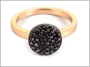 PAVE DROPLET RING