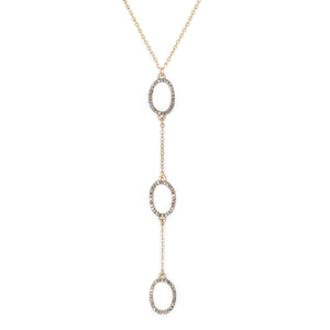 Diamond Links Lariat Necklace