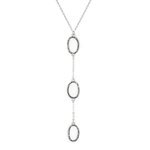 Diamond Links Lariat Necklace