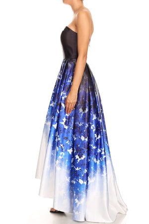 Gradiant Skies Ball Gown