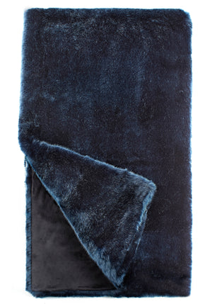 Couture Faux Fur Throw Blanket