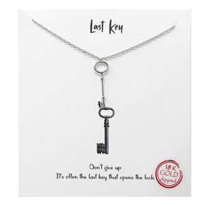 Last Key Carded Necklace
