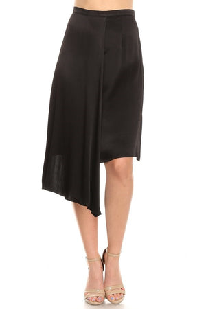 Asymmetrical Draped Skirt