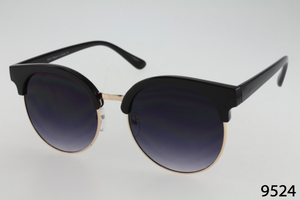 Rounded Clubmaster Sunglasses