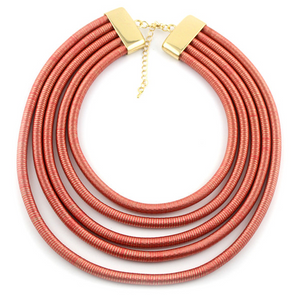 Layered Slinky Necklace