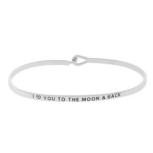 "I love you to the Moon & Back" Message BR