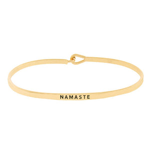 "Namaste" Message Bracelet
