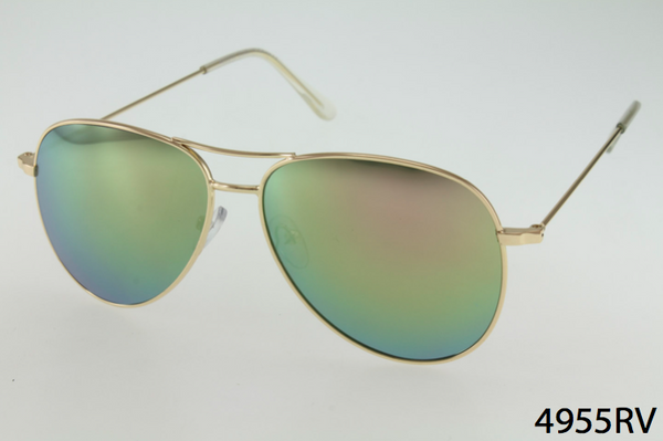 Basic Metal Frame Aviator Sunglasses