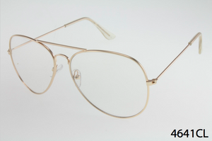 Clear Lens Aviator Glasses