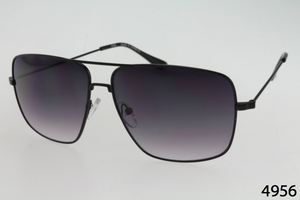 Double Bar Metal Aviator Sunglasses