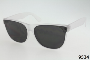 Plastic Flat Wayfarer Sunglasses