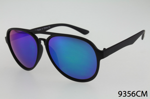 Plastic Frame Aviator Sunglasses