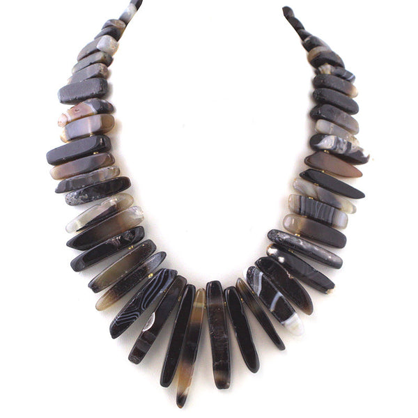 Stone Fingers Statement Necklace