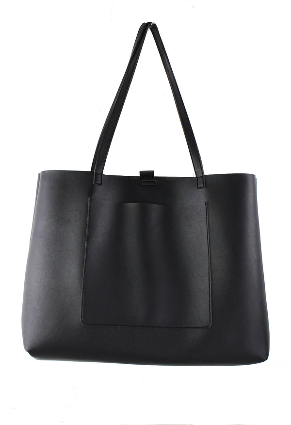 FRONT POCKET SLOUCH STRUCTURE TOTE