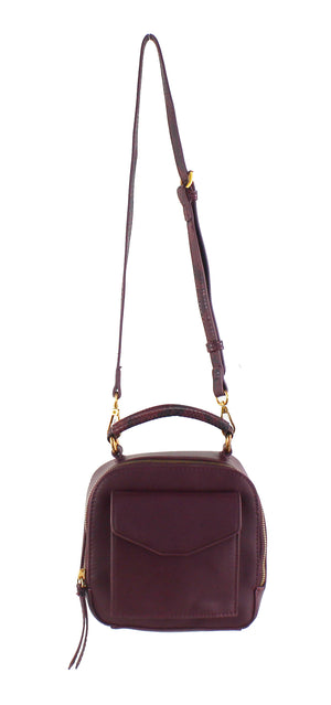 MINI CONVERITBLE CLUTCH - BACKPACK WITH SNAKE TRIM