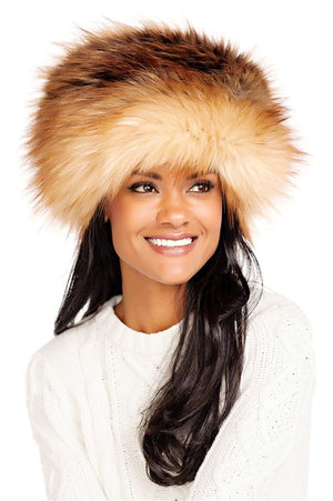 Russian-Style Hat Red Fox