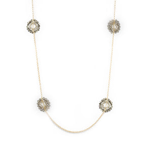 Crystal Wreaths Long Necklace