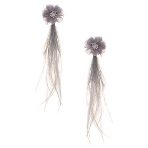 Flower & Feathers Earrings