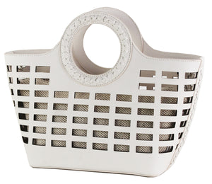 PERFORATED STRUCTURED MINI TOTE