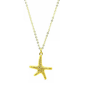 Diamond Starfish Necklace