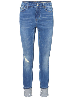 Seven Pearl Ankle Jean