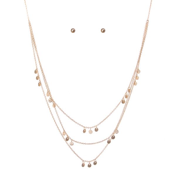 Layered Drops Necklace