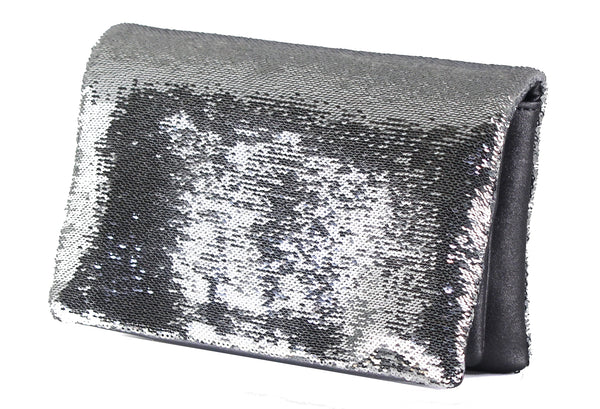 Mini Sequins Clutch with Crossbody Strap