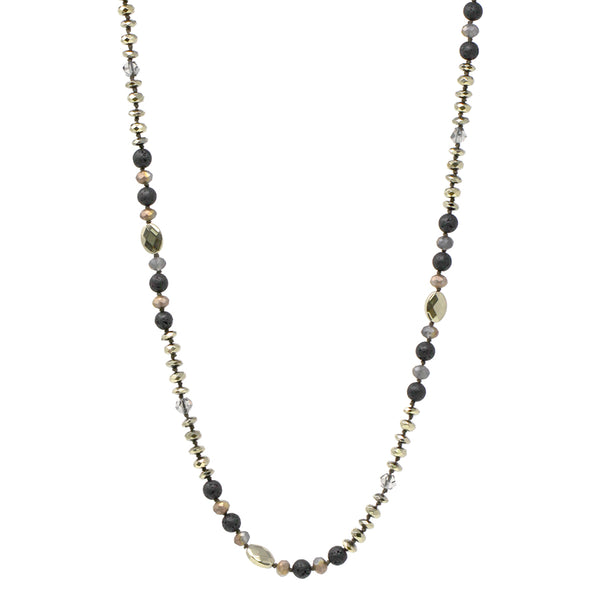 Mixed Beads Layering Necklace