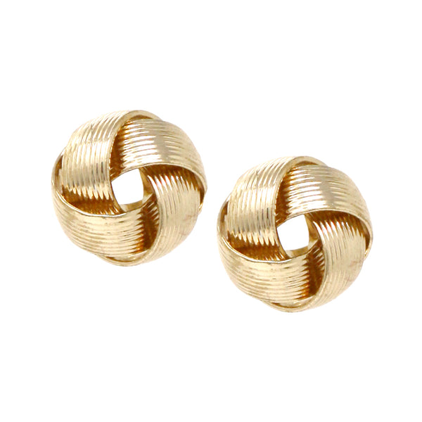 Traditional Knot Stud Earrings
