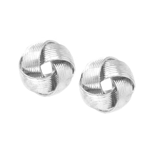 Traditional Knot Stud Earrings