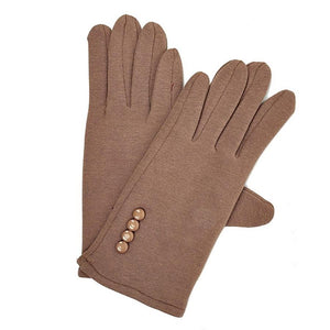 3 Button Fitted Gloves